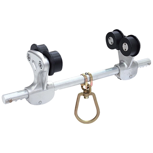 ANCLAJE MOVIL DE ALUMINIO TIPO TROLLEY CON OJO GIRATORIO IBT-1A PATNGK