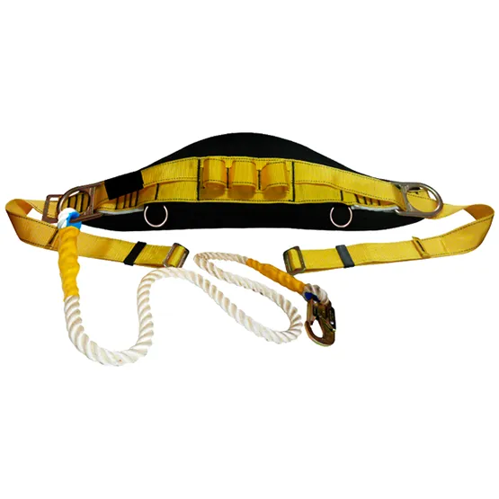 CINTURÓN DE POSICIONAMIENTO TALLA S-M ANILLIAS DIELECTRICAS C/LÍNEA DE CONEXIÓN 1.8m, 1 GANCHO 3/4