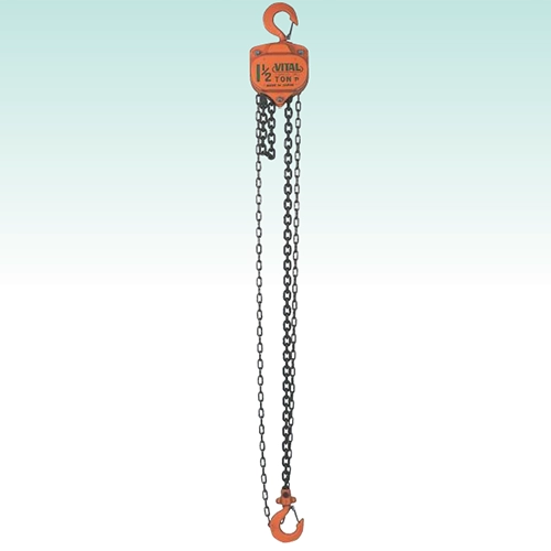 TECLE MANUAL 1.5T VP 3mtsCARGA 7.1x21mm(1) G80 - 3mtsMANDO 4.8x22x18mm(2) VITAL